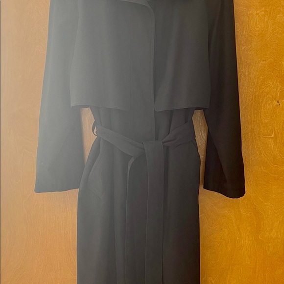 Valerie Stevens black trench coat - Picture 2 of 10